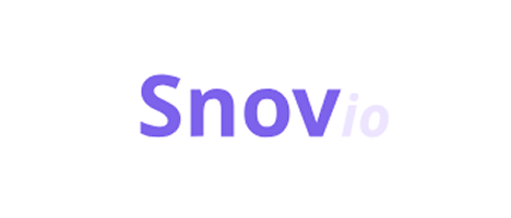 The word "SnoVio" in blue letters appears on a white background.
