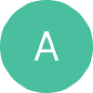 A green circle with a white 