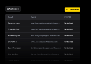An email reply chain connects a 