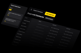 A black interface displays a 